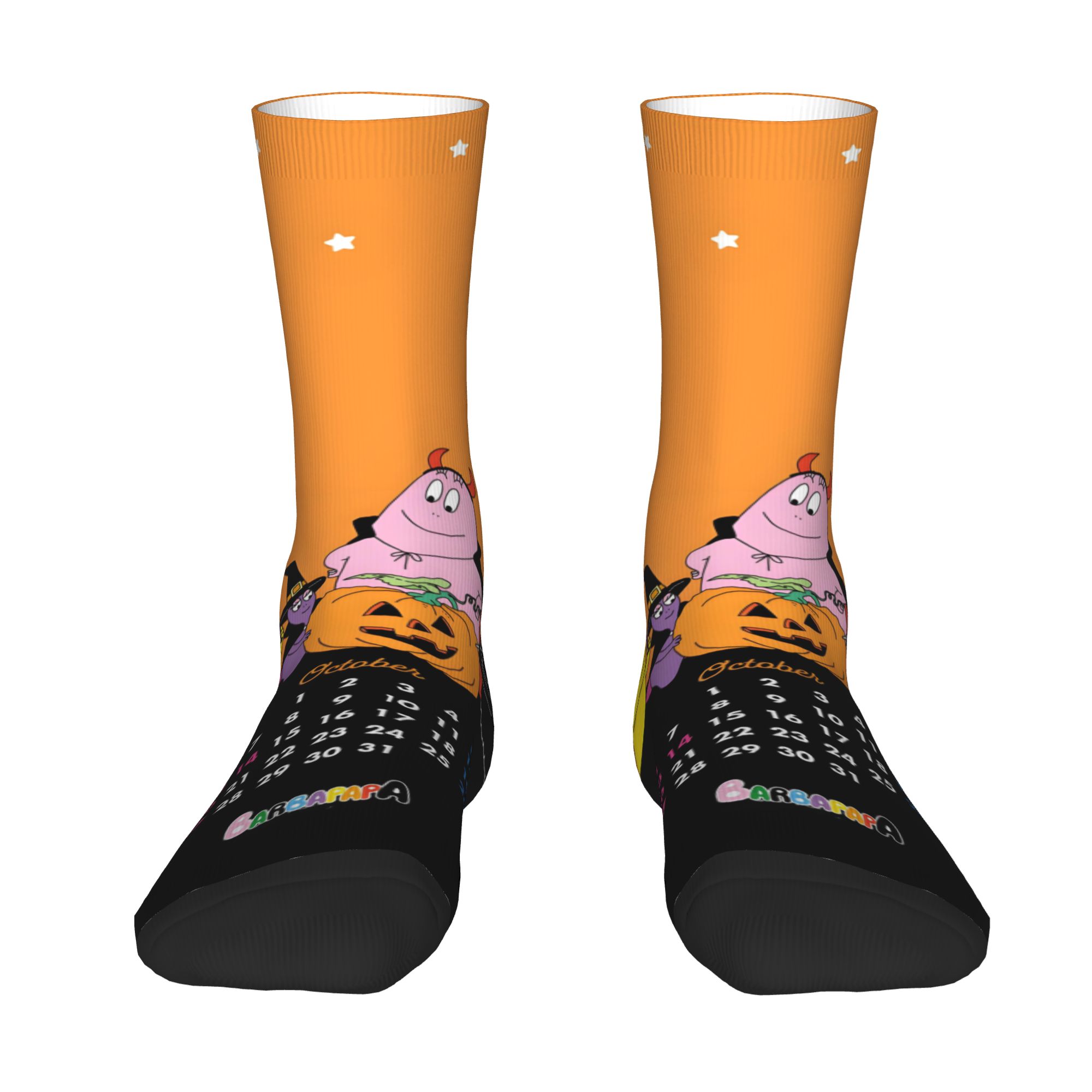 Dress Sock Men - Забавные носки с 3D-принтом Барбапапа для
