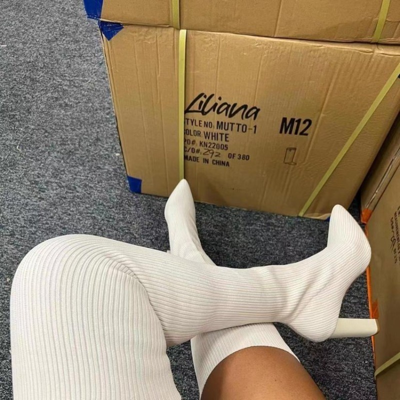 Knee High Sock Women - Женские модные сексуальные ботфорты выше колена