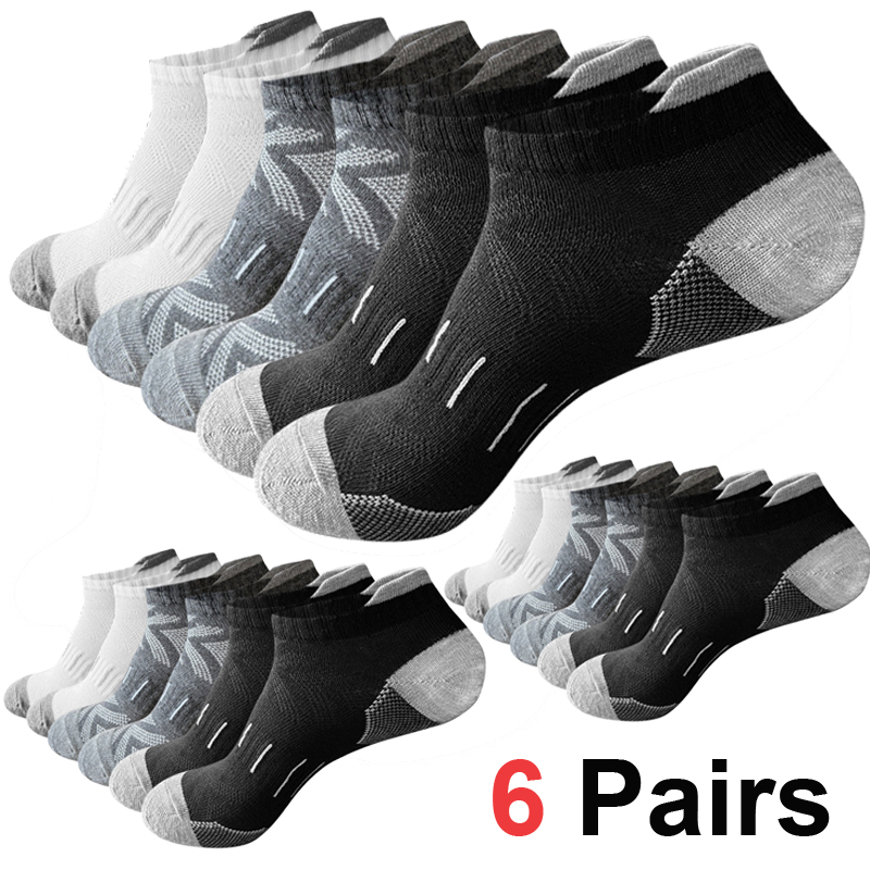 Ankle Sock Low Cut - 6 пар мужских носков до щиколотки