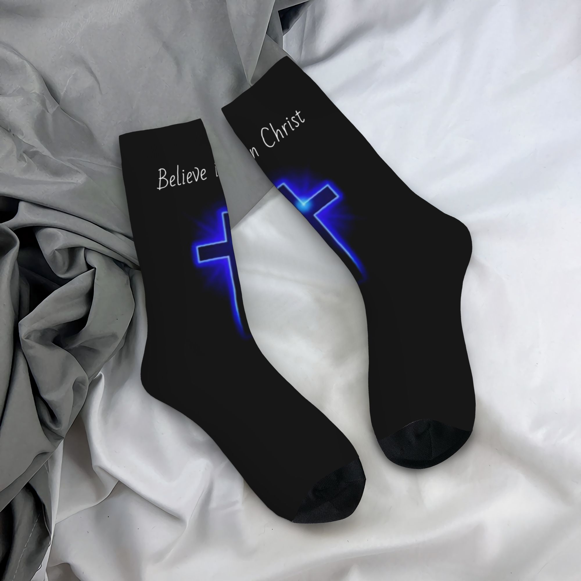 Dress Sock Men - Носки унисекс с 3D-печатью «Вера в