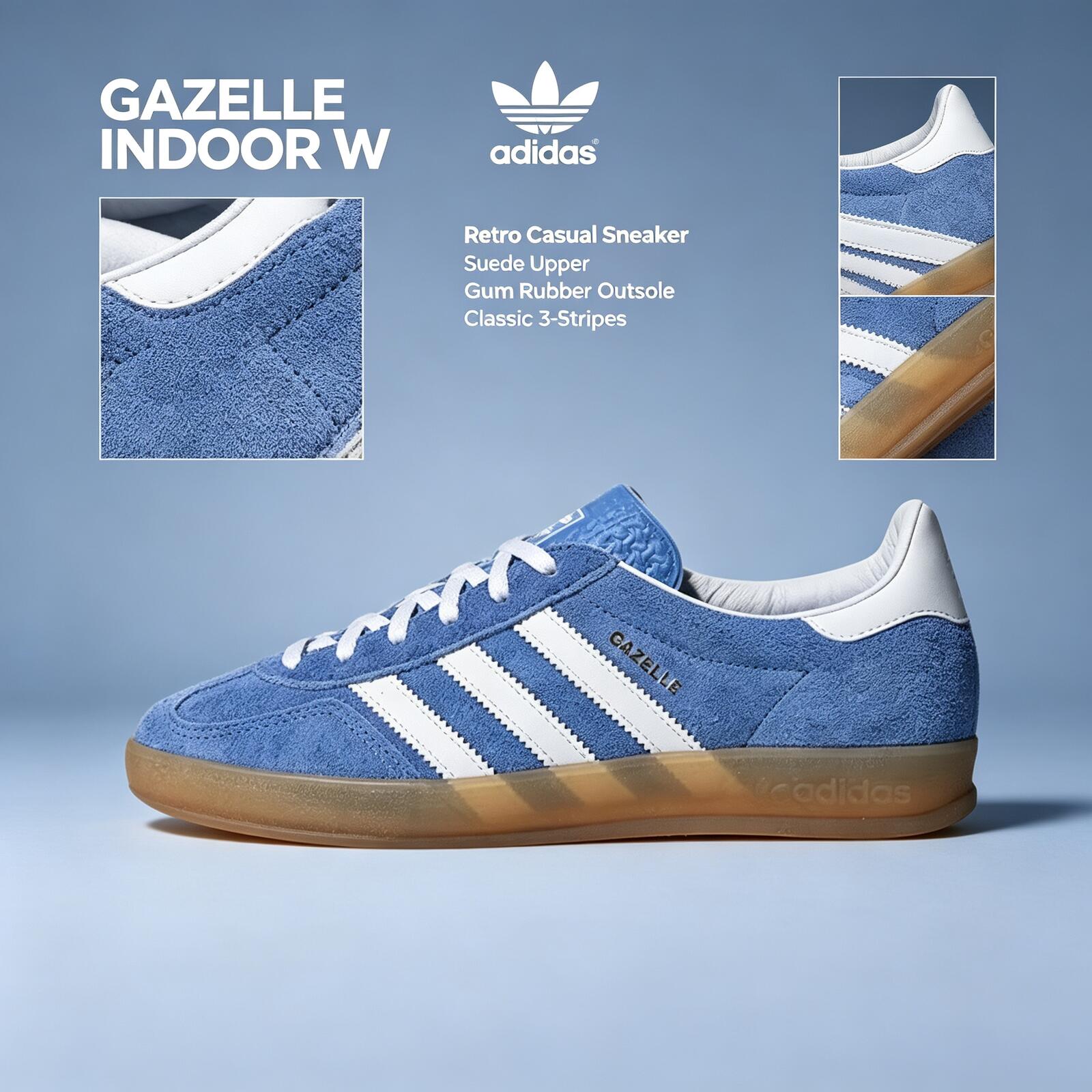Adidas GAZELLE INDOOR W Origin – обзор и цена Adidas Shoes Gazelle